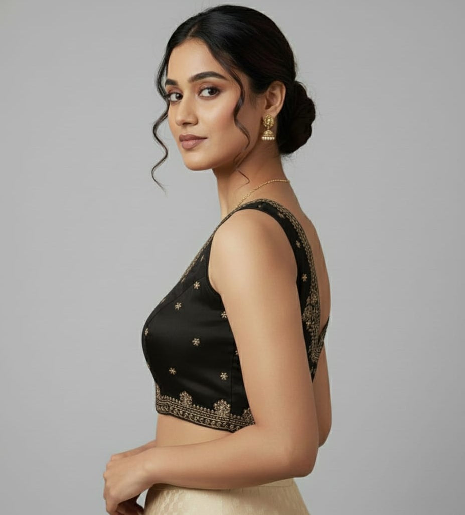 ZIMICHOO EMBROIDERY WORK BLOUSE