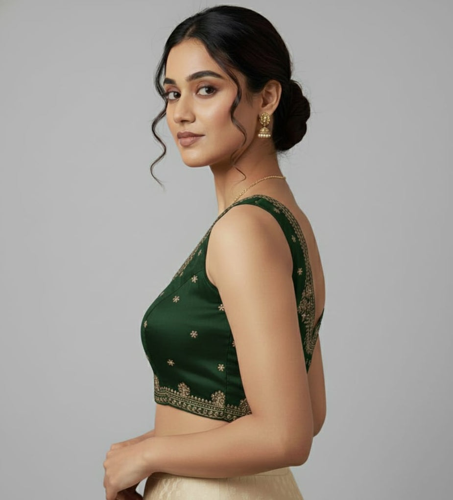 ZIMICHOO EMBROIDERY WORK BLOUSE