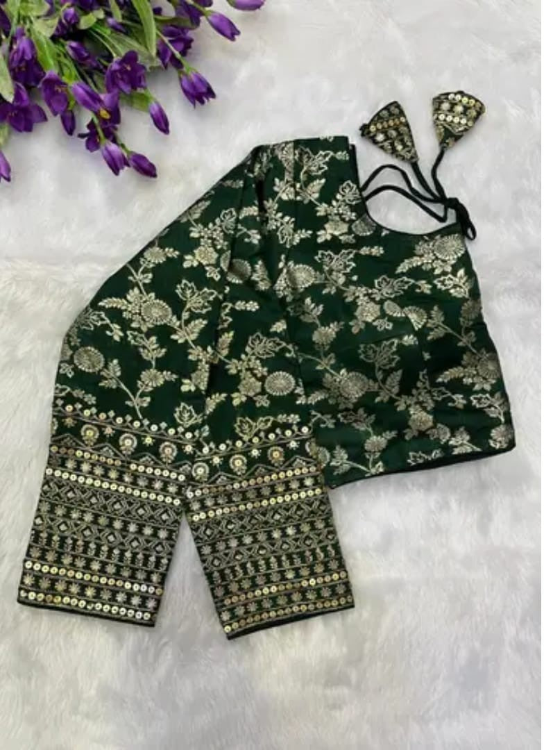 VICHITRA SILK SEQUENCE WORK BLOUSE