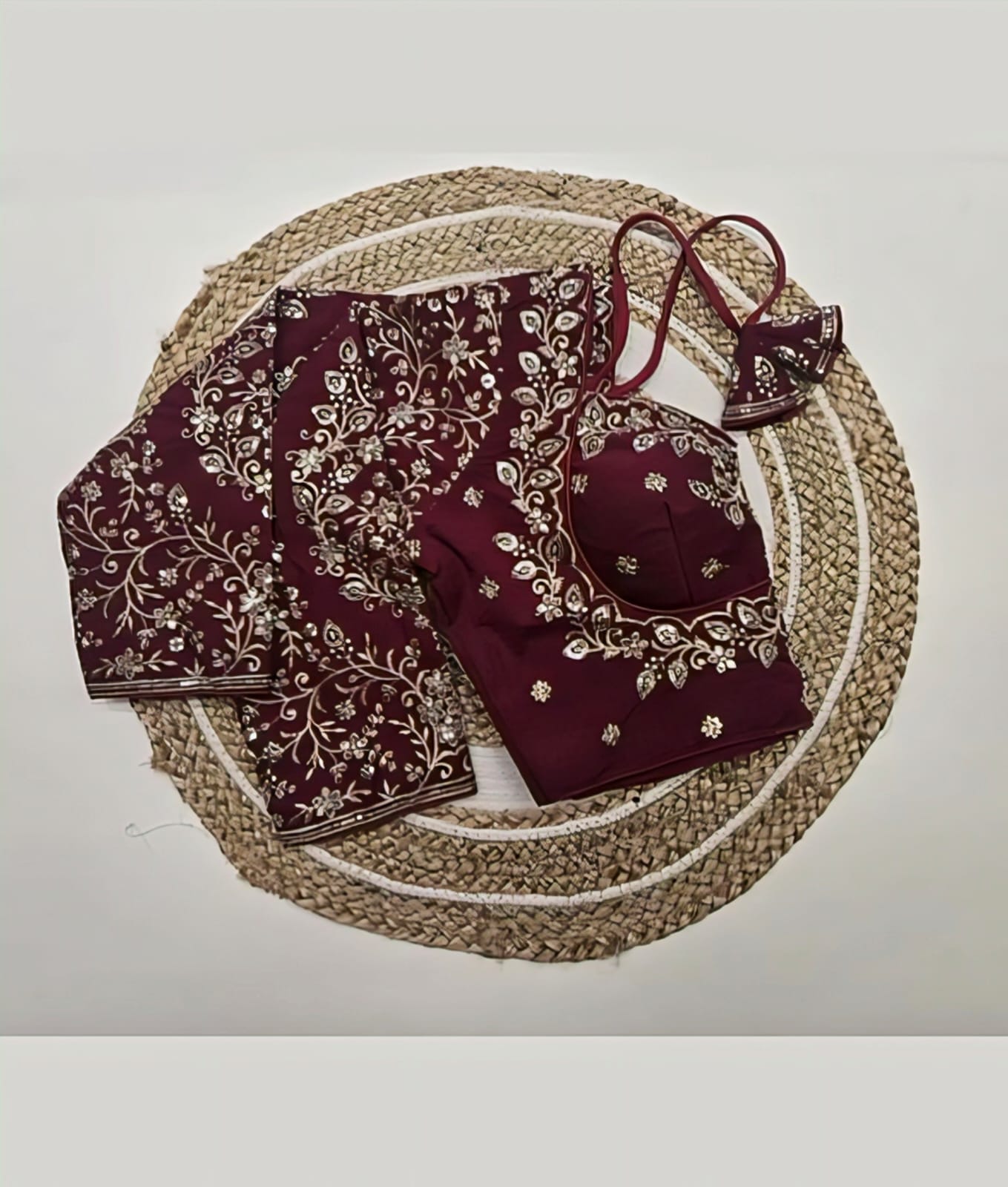 VICHITRA SILK EMBROIDERY WORK BLOUSE