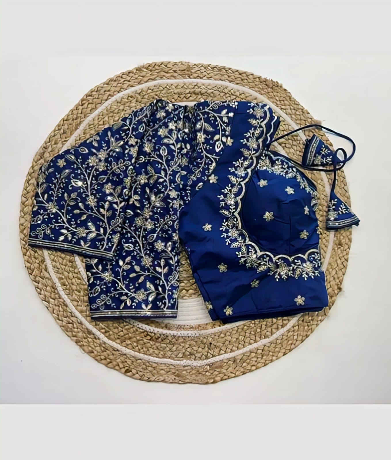 VICHITRA SILK EMBROIDERY WORK BLOUSE