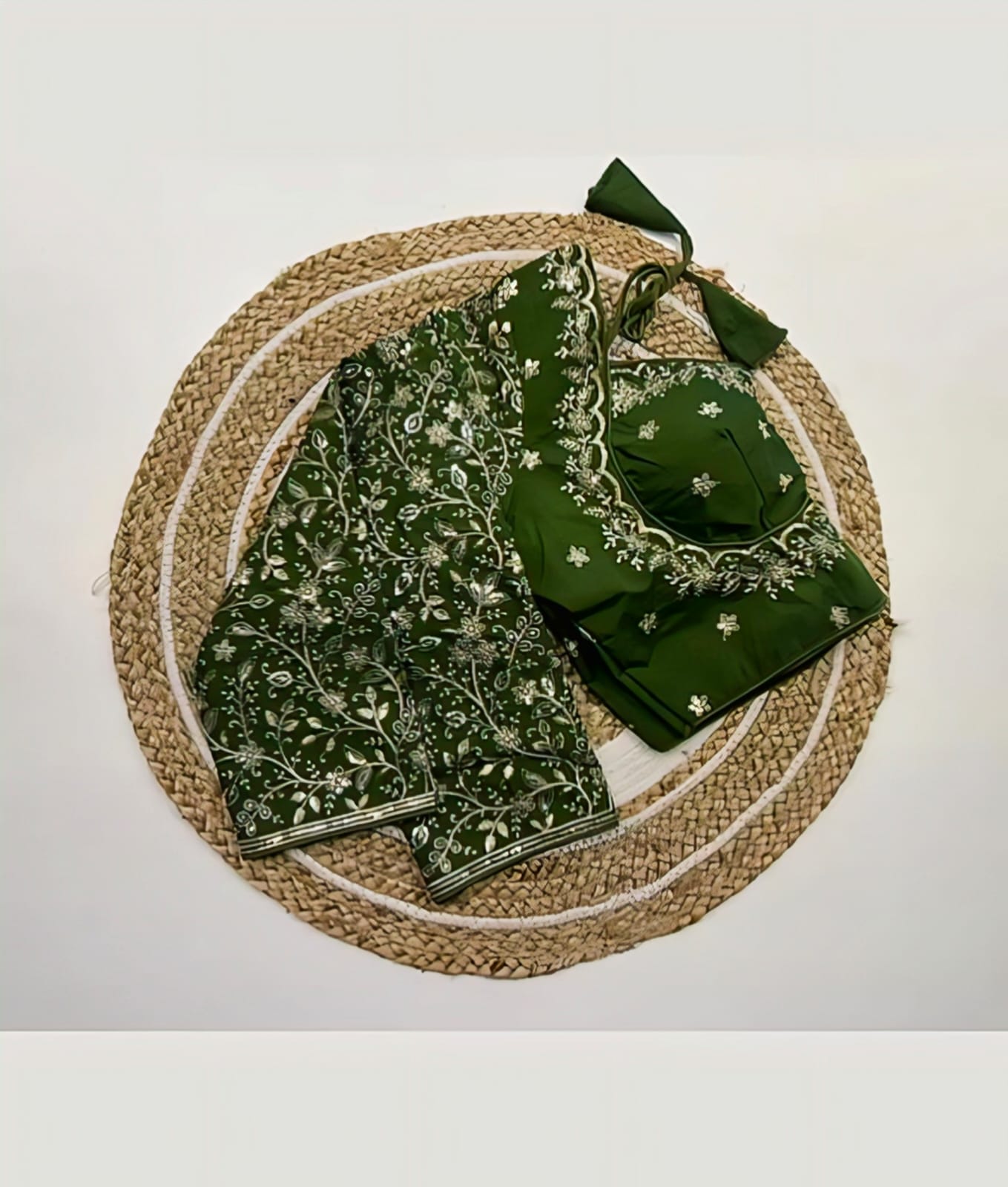 VICHITRA SILK EMBROIDERY WORK BLOUSE