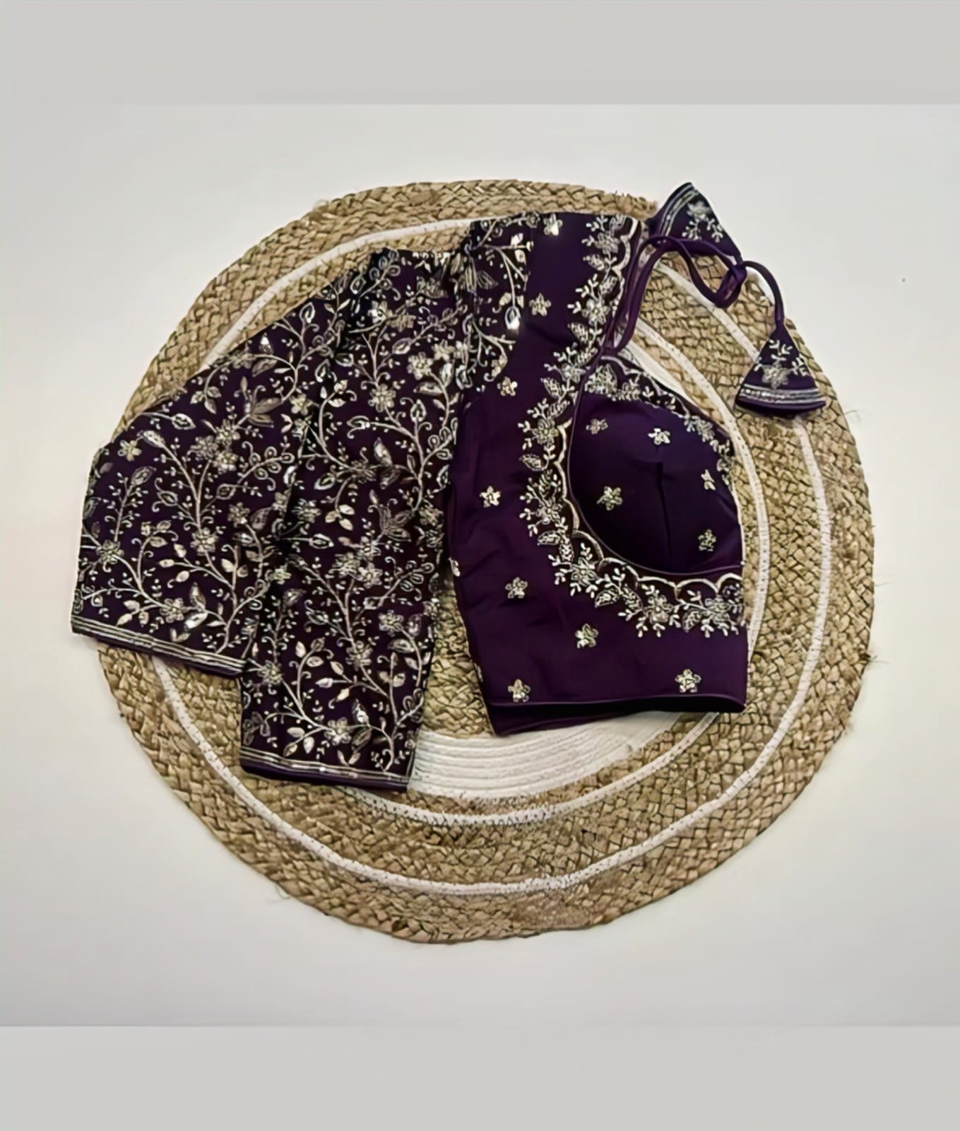 VICHITRA SILK EMBROIDERY WORK BLOUSE