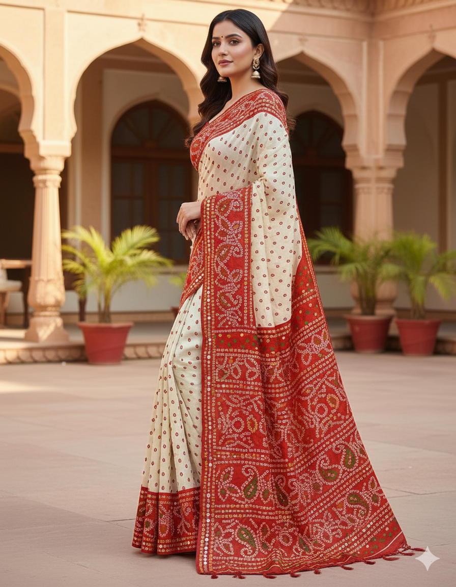Saree Bandhej