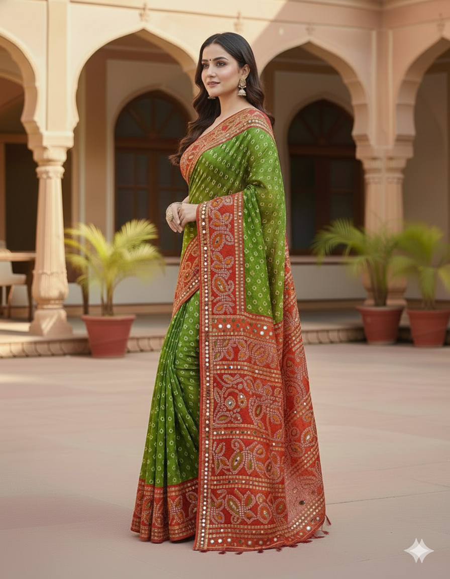 Saree Bandhej