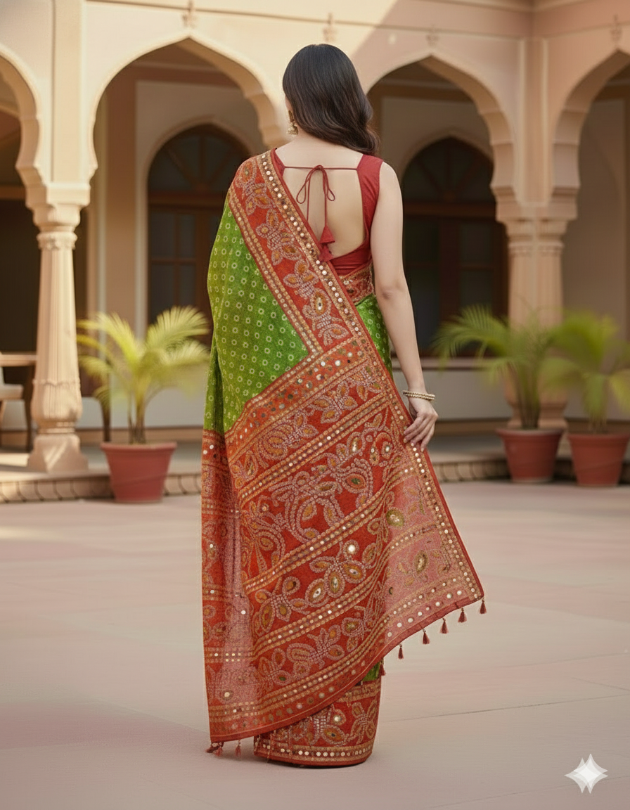 Saree Bandhej
