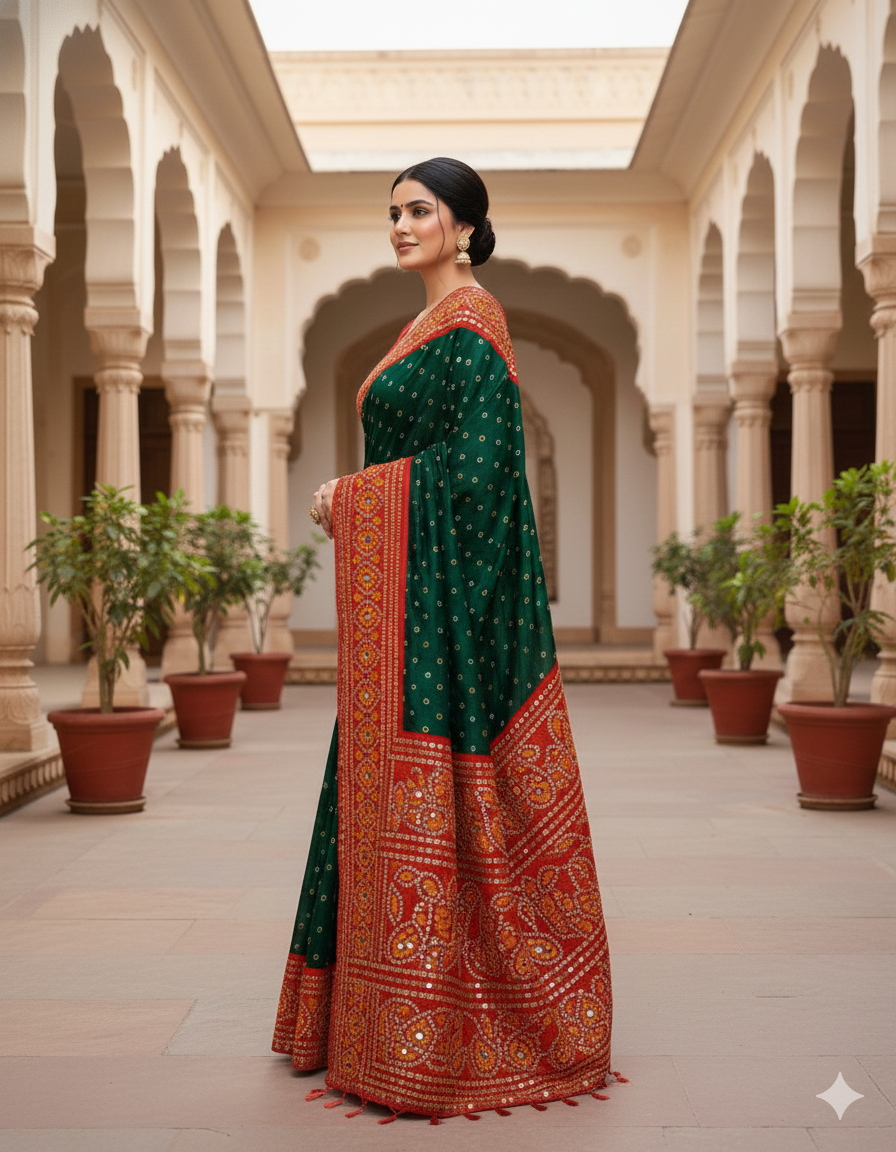 Saree Bandhej