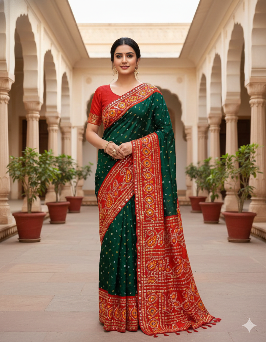 Saree Bandhej