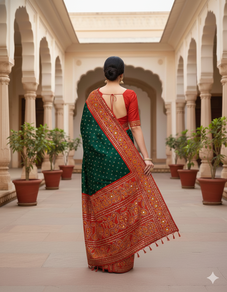 Saree Bandhej