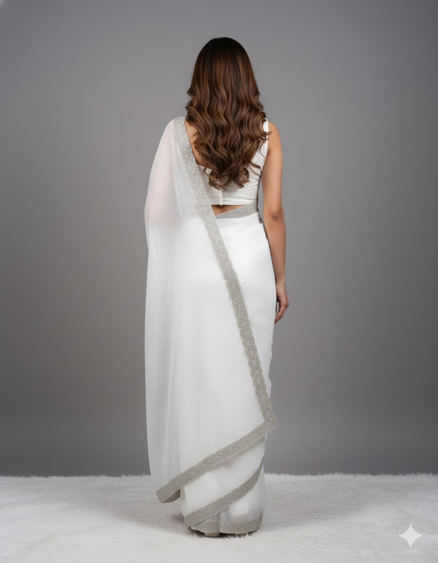 Saree White Muse